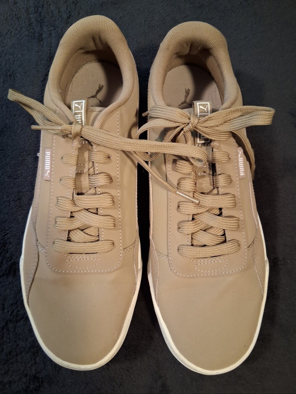 Puma Men’s Soft Foam Sneakers in Tan